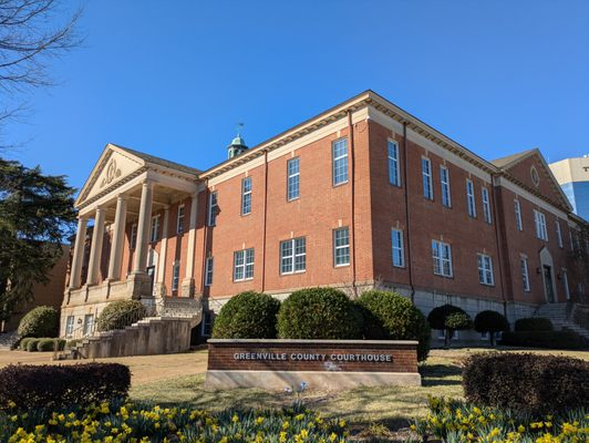 Greenville County, SC Courthouse Exterior